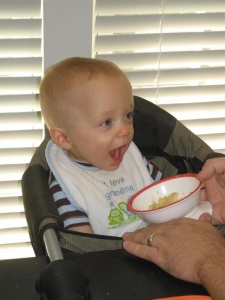 First "real" food