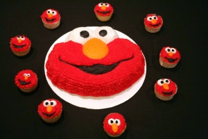 Elmo and friends