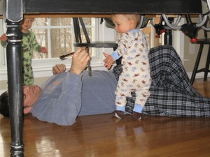 Hand me the wrench daddy!