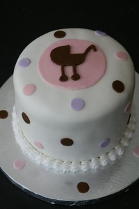 Sugrim Baby Shower Cake