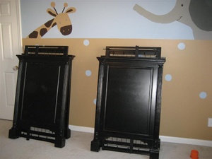 Cribs down...
