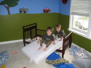 Boys will...