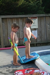 I push you!