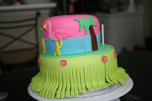 Luau Cake - 1
